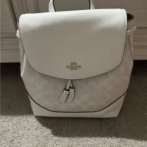 Coach | Bags | Coach Elle Backpack White Bnwt | Poshmark display picture 1
